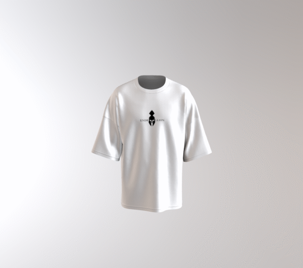 Premium white Zombie biker oversize T-shirt - Image 2