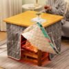 All-in-One Heating Coffee Table – Foldable Kotatsu with Built-In Heater, Blanket, and Multifunctional Drawer